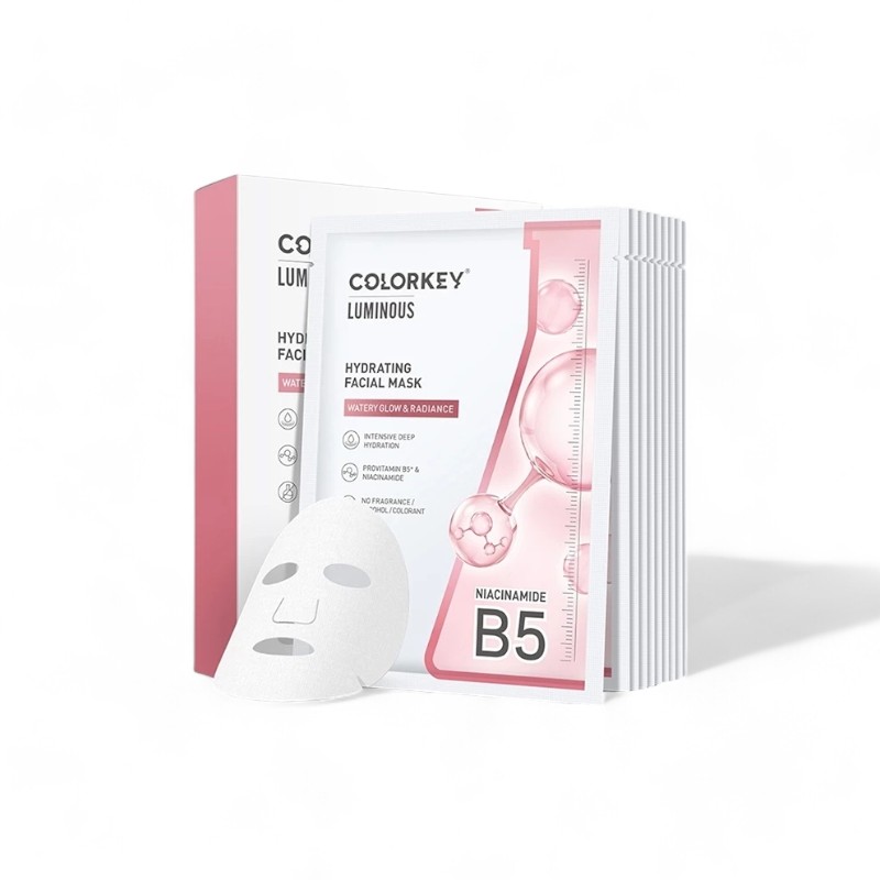 Mặt Nạ Colorkey Luminous B5 Facial Mask Hydrating Dưỡng Ẩm Sáng Da Với Niacinamide 25ml