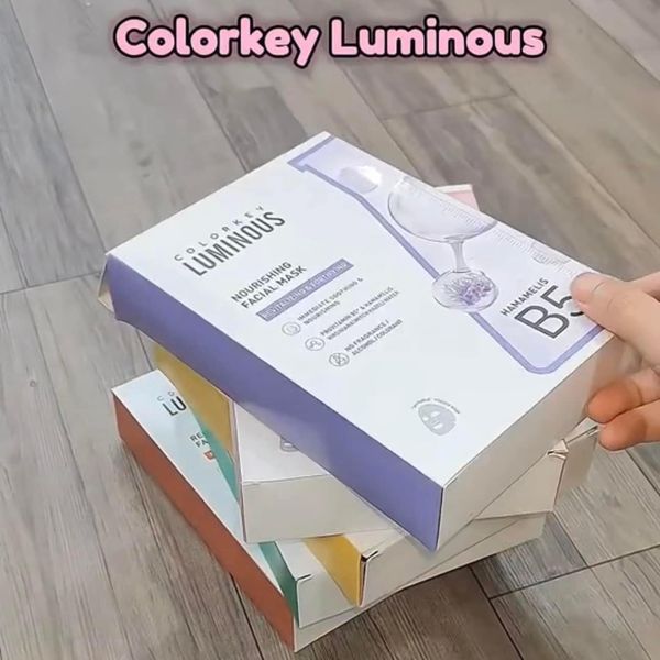 Mặt Nạ B5 Colorkey Luminous Nourishing Facial Mask Revitalizing & Fortifying Hộp 10 Miếng