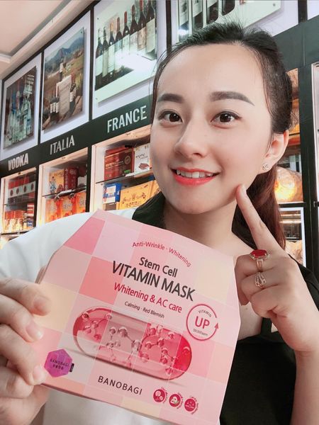 Mặt nạ Banobagi Stem Cell Whitening & Stretching Patch set 10 miếng tiêu chuẩn Hàn Quốc
