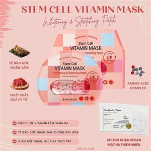 Mặt nạ Banobagi Stem Cell Whitening & Stretching Patch set 10 miếng tiêu chuẩn Hàn Quốc