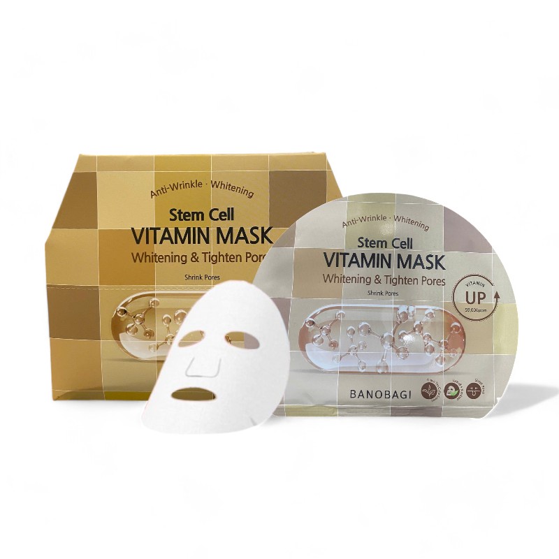 Mặt nạ Banobagi Stem Cell Vitamin Mask Whitening & Tighten Pores là phiên bản mới nhất