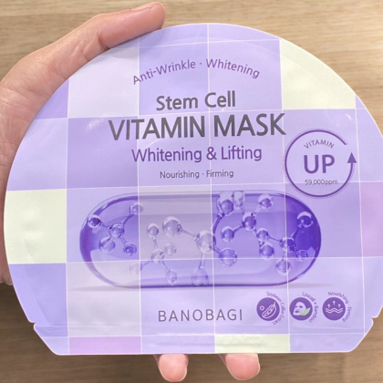Mặt nạ Banobagi Stem Cell Vitamin Mask Whitening & Lifting Tím