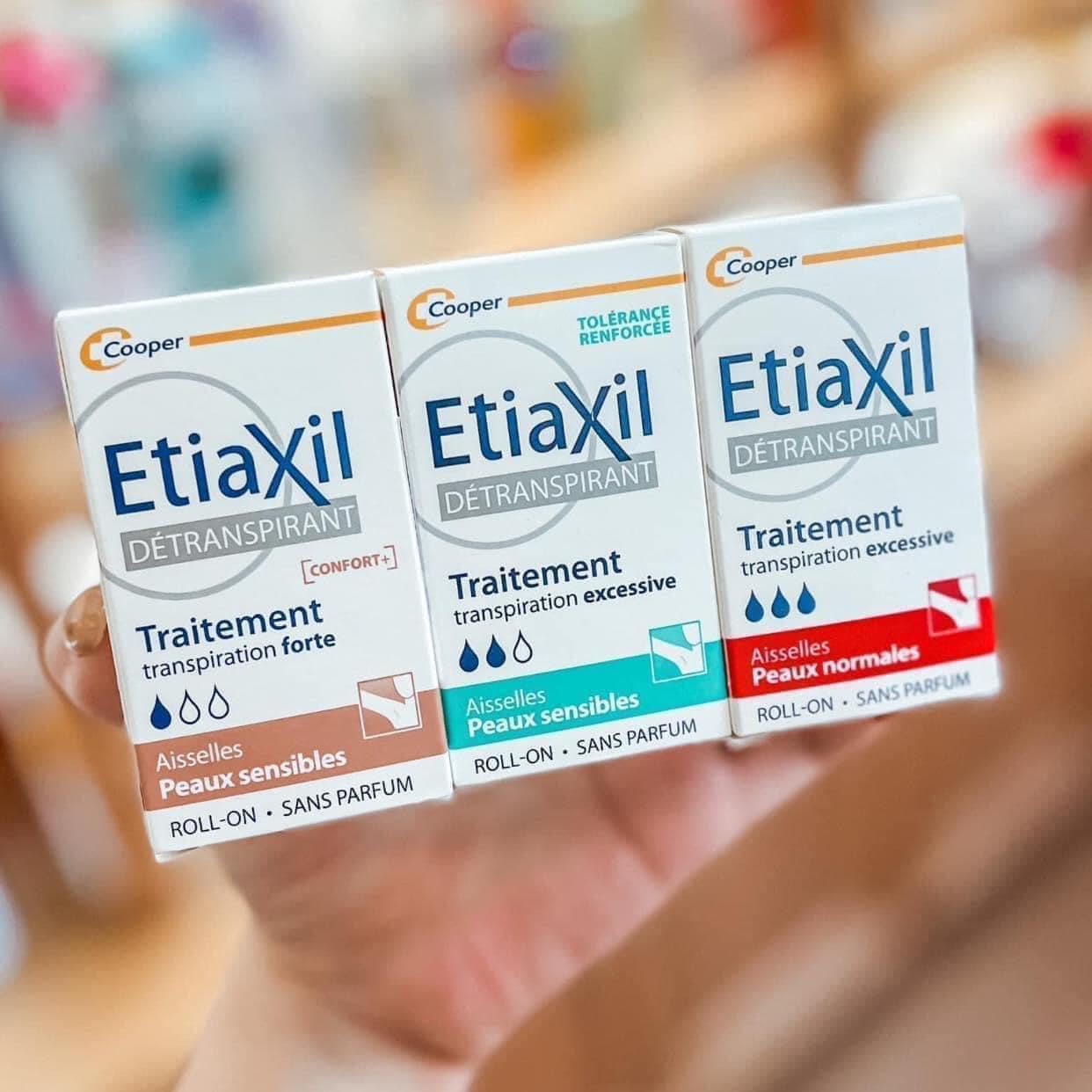 Lăn nách Etiaxil  3 màu