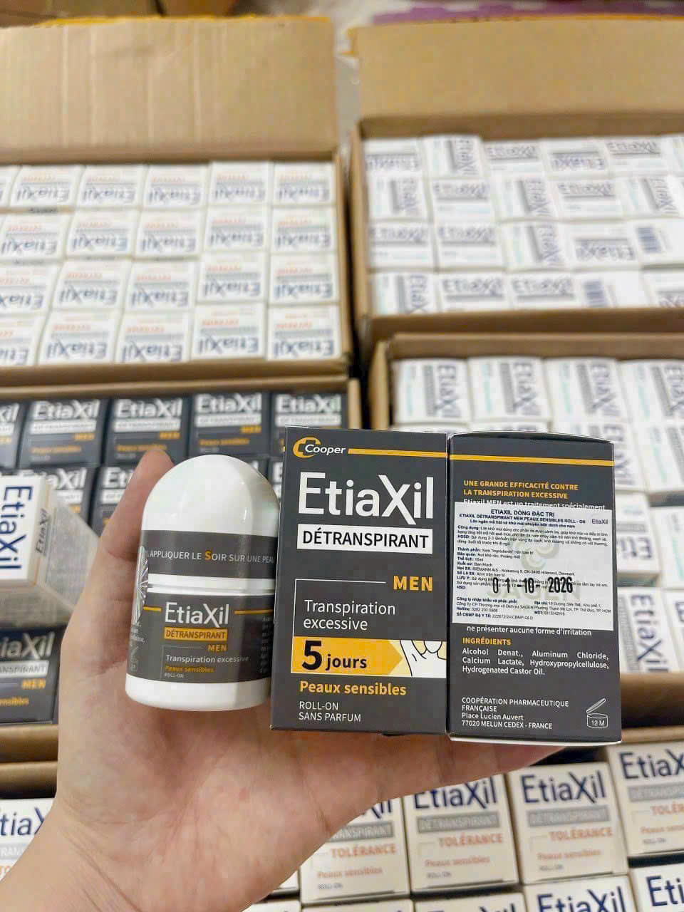Lăn nách Etiaxil  3 màu