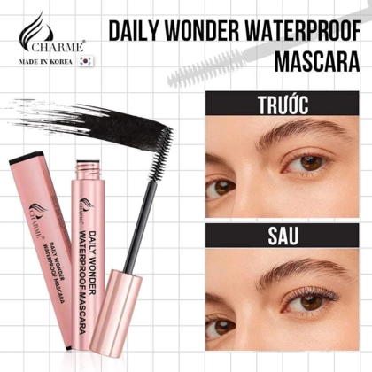 Mascara Charme Daily Wonder Waterproof Không Lem Không Trôi