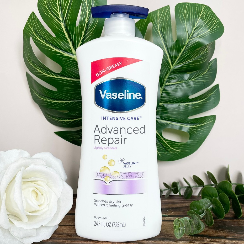 Sữa vaseline Advanced Repair 725ml dưỡng thể trắng da