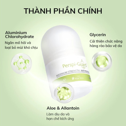 Lăn khử mùi Perspi-Fuard Maximum Strength Antiperspirant khử mồ hôi vượt trội chai 30ml