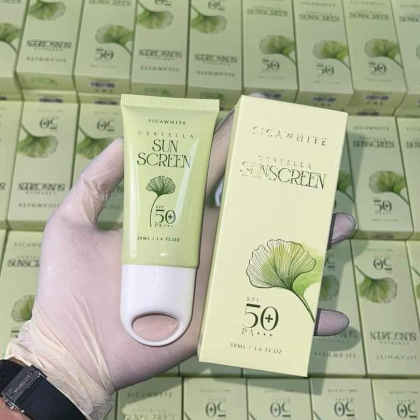 Đột phá mới Kem Chống Nắng Rau Má Sica White Centella