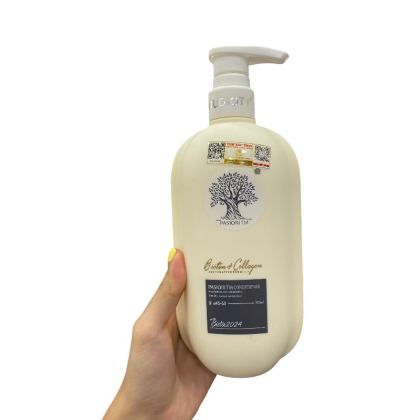 Comboo Dầu Gội Xả Biotin & Collagen Voudioty Phục Hồi Trắng 500ml mẫu 2024