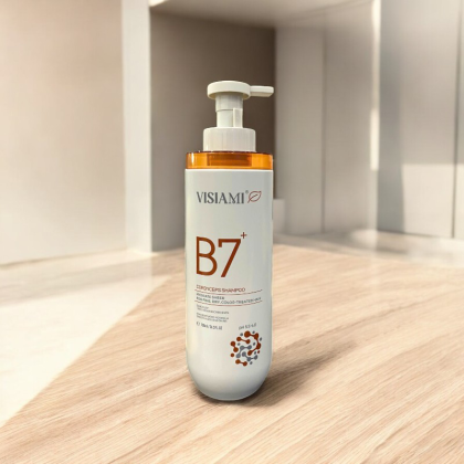 Combo Dầu Gội Xả Visiami Biotin B7+ Cordyceps Đông Trùng Hạ Thảo 780ml
