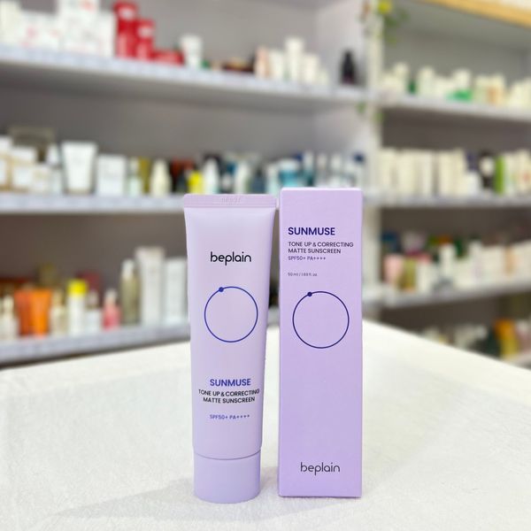 Kem Chống Nắng Beplain Sunmuse Tone Up & Correcting Matte Sunscreen  mang đến giải pháp hoàn hảo cho làn da sáng mịn