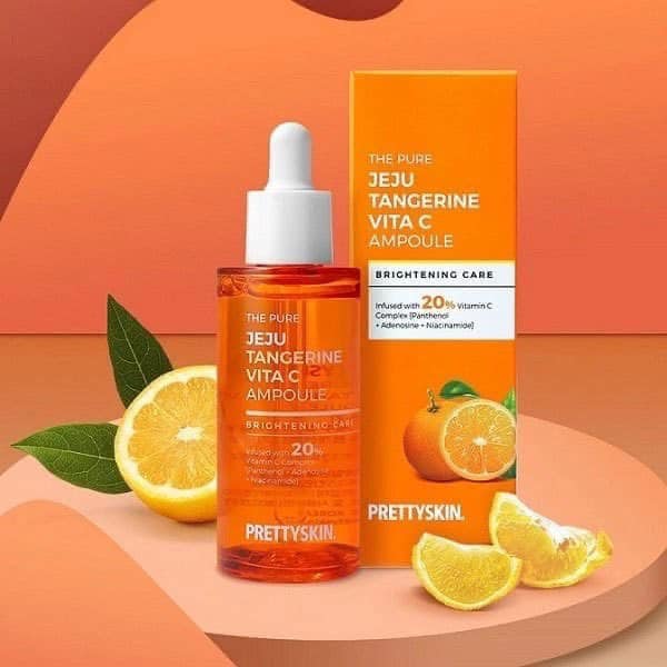 Tinh Chất Dưỡng Sáng Da Vita C Pretty Skin The Pure Jeju Tangerine Vita C Ampoule