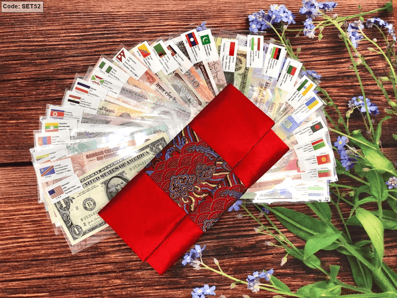 Set 52 tờ tiền 28 nước 7 Set 52 tờ tiền 28 nước