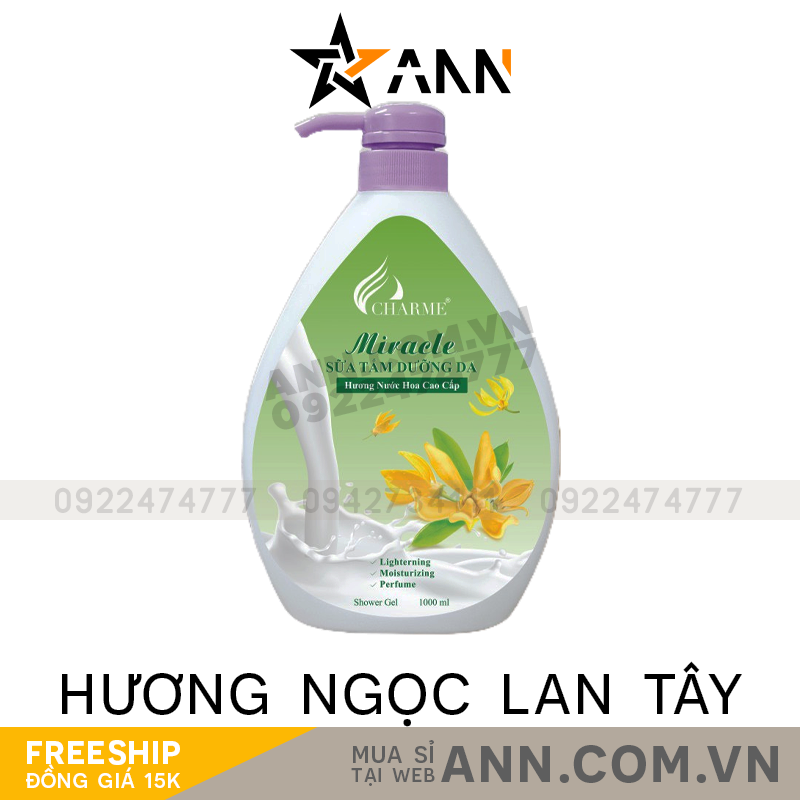 8936194690210-4.png Sữa Tắm Nước Hoa Charme Miracle 1000ml Hương Ngọc Lan Tây - 8936194690210