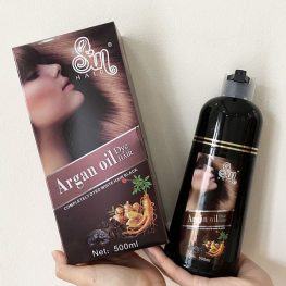 Dầu gội phủ bạc nhân sâm màu nâu SIN HAIR chính hãng