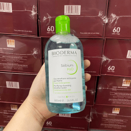 Nước Tẩy Trang Bioderma Dành Cho Da Dầu & Hỗn Hợp 500ml Sébium H2O - 3401575645851