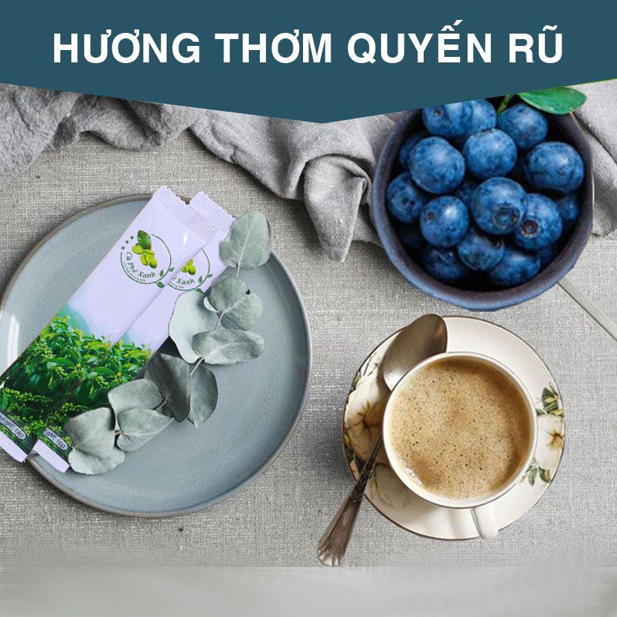 Mang thiên nhiên gói trọn trong tách Cà Phê Xanh thượng hạng