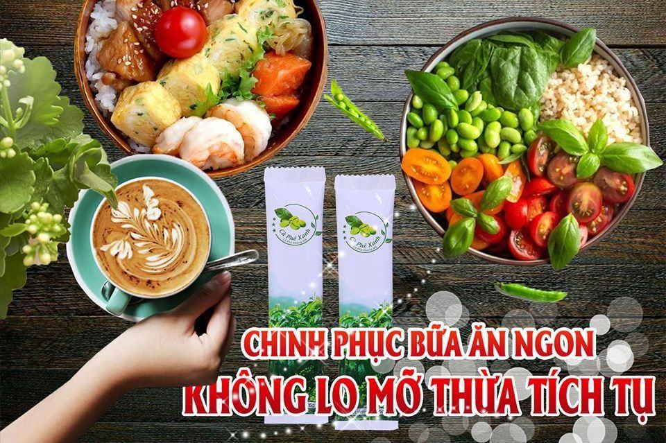 THƯỞNG THỨC BỮA ĂN TRỌN VẸN CÙNG CÀ PHÊ XANH KHÁNG MỠ