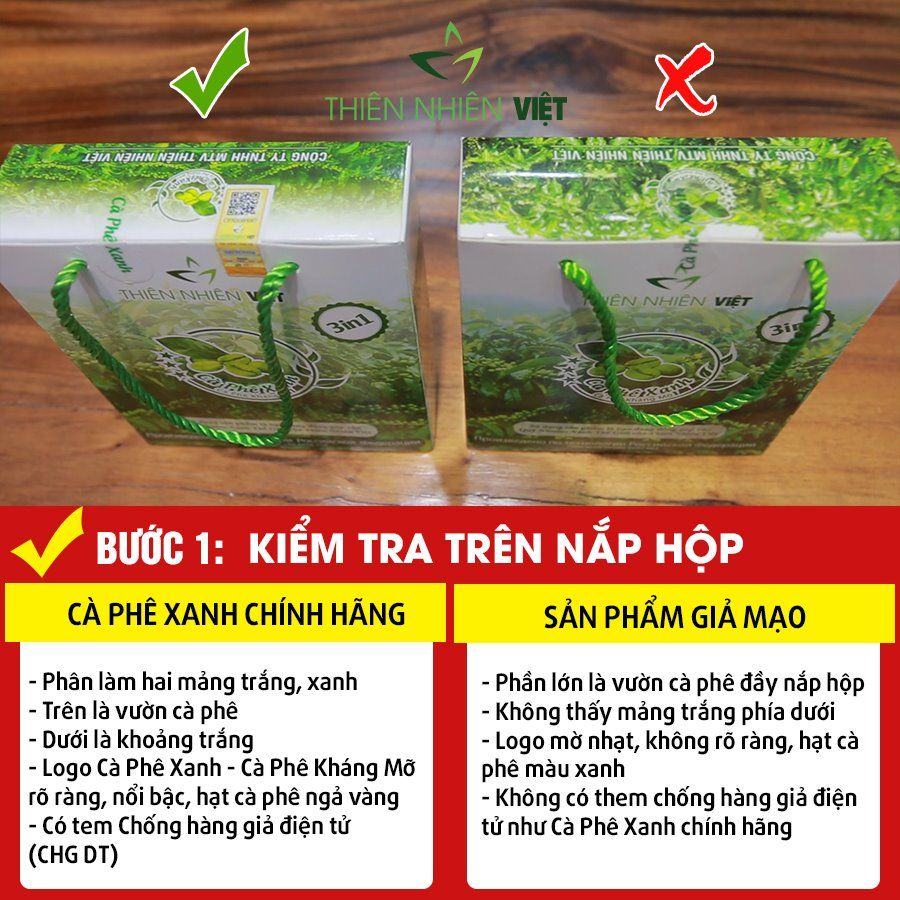 Làm thế nào để phân biệt được Cà Phê Xanh chính hãng
