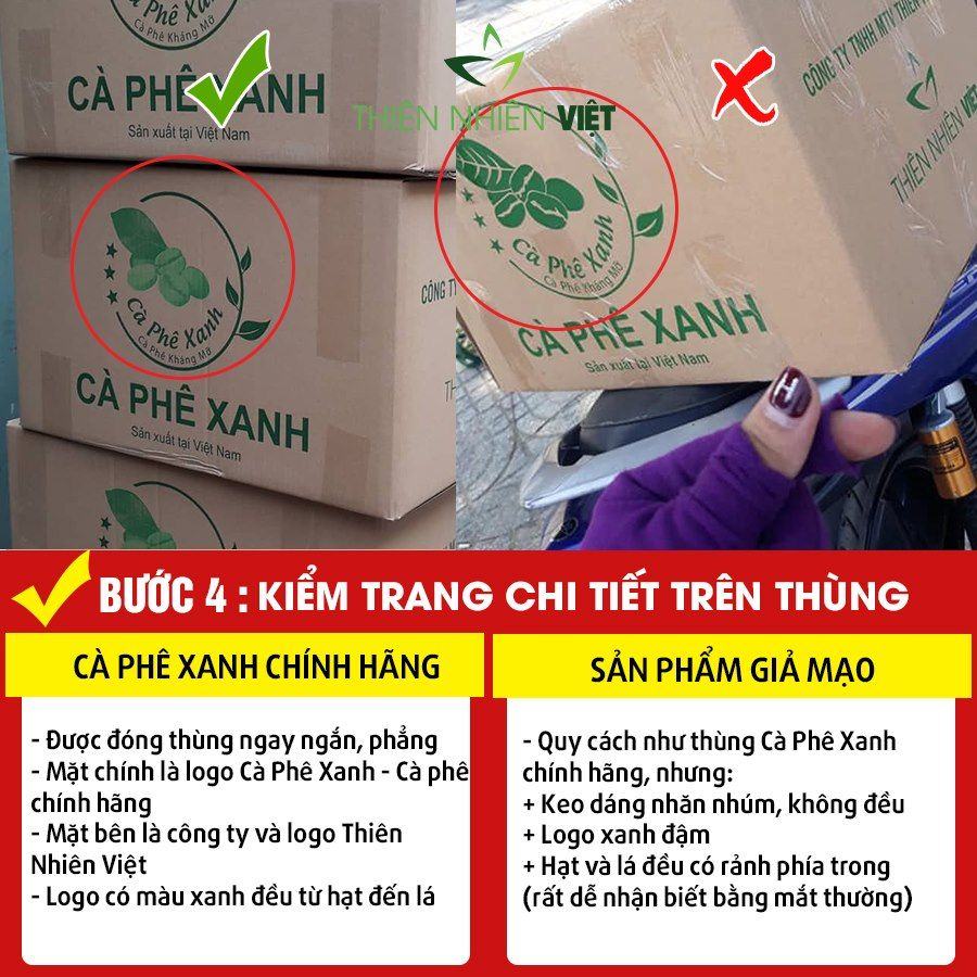 Làm thế nào để phân biệt được Cà Phê Xanh chính hãng