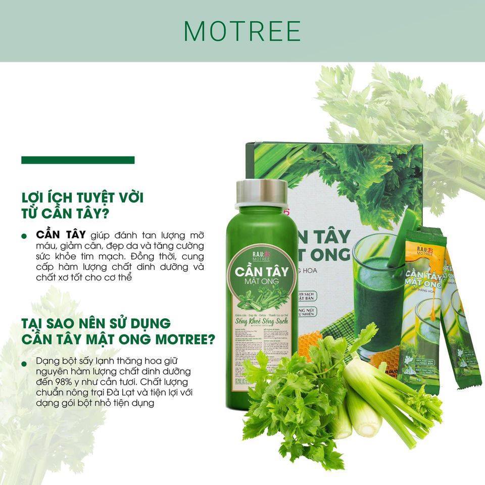 Đôi chút về siêu phẩm hot nhất hiện nay!!! - Cần tây mật ong Motree