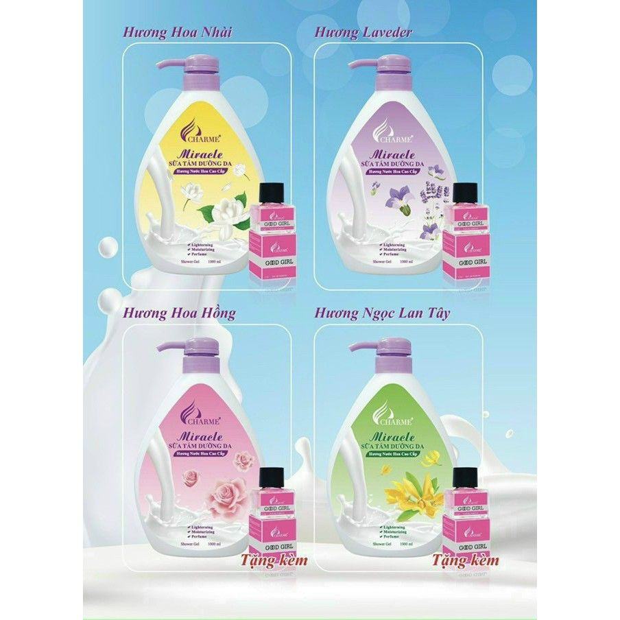 Sữa tắm dưỡng da hương Miracle