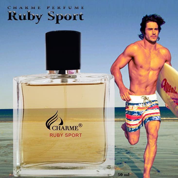 Nước hoa nam Charme Ruby Sport cho chàng trai hay vận động
