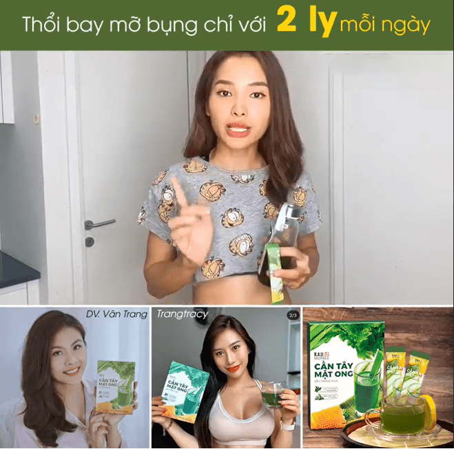 [Clip] Cùng xem Phương Trinh Jolie chia sẻ trải nghiệm khi uống Cần tây mật ong