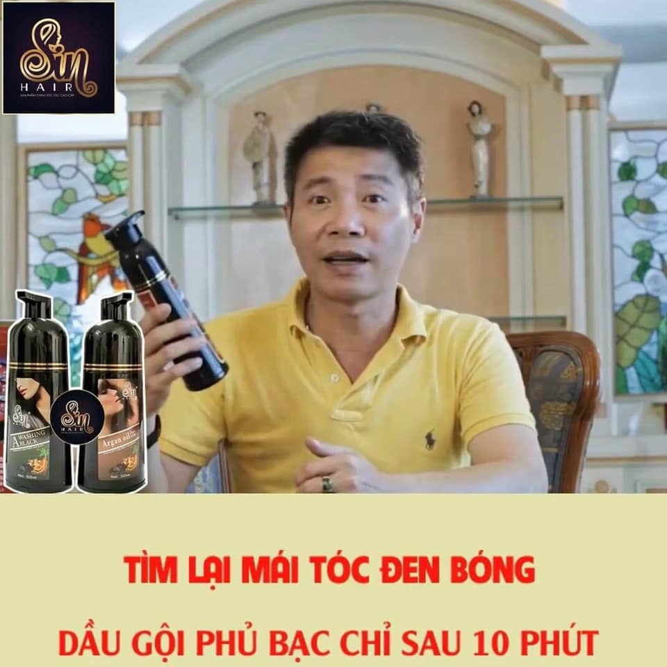 Dầu gội phủ tóc bạc nhân sâm Sin Hair