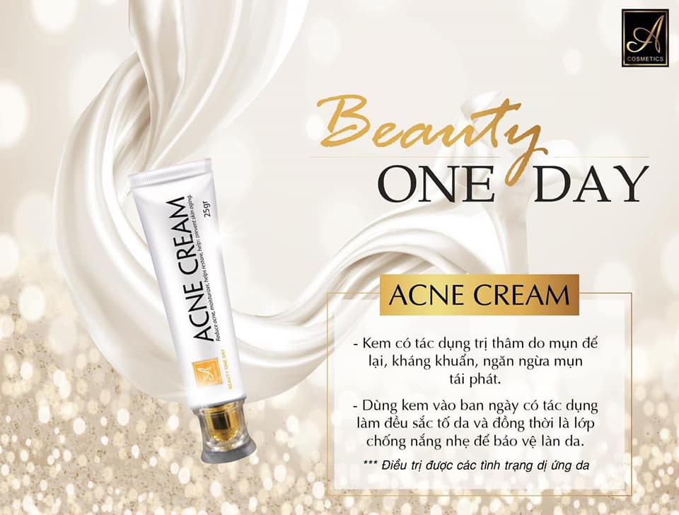 Combo trị mụn Beauty one day chính hãng A Cosmetics