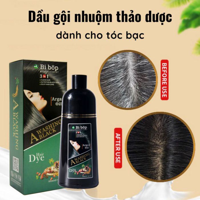 Dầu gội phủ bạc Bi Bop chính hãng
