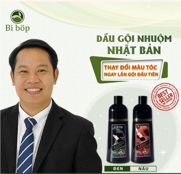 Dầu gội phủ bạc Bi Bop chính hãng