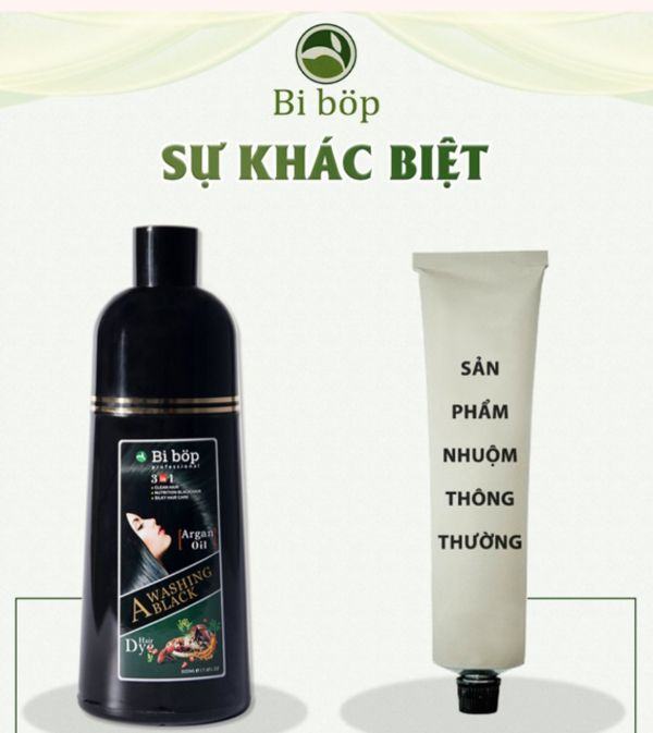 Dầu gội phủ bạc Bi Bop chính hãng
