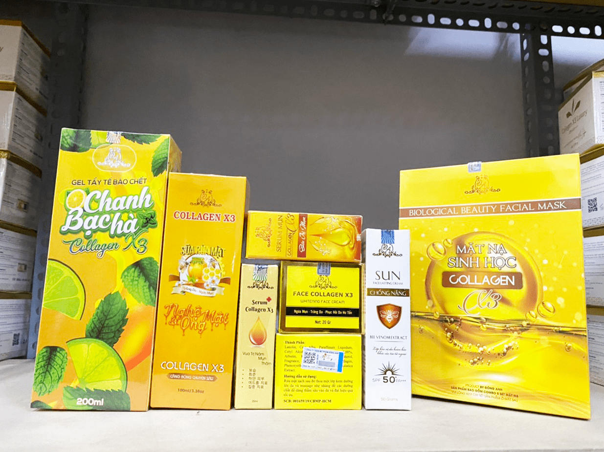 Trọn bộ sản phẩm công ty mỹ phẩm Đông Anh chính hãng