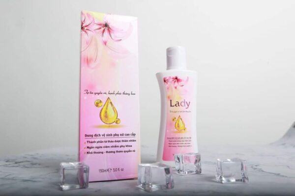 Dung dịch vệ sinh phụ nữ cao cấp Lady công ty Hồng Tâm chính hãng