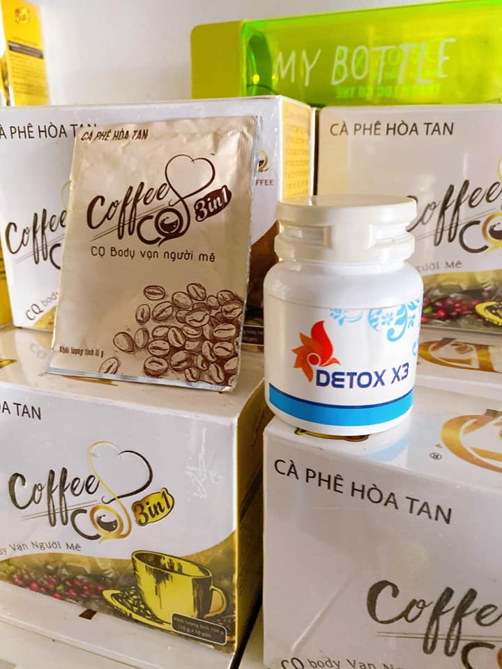 Cafe hòa tan hỗ trợ giảm cân CQ 3in1 công ty Chanel Châu chính hãng