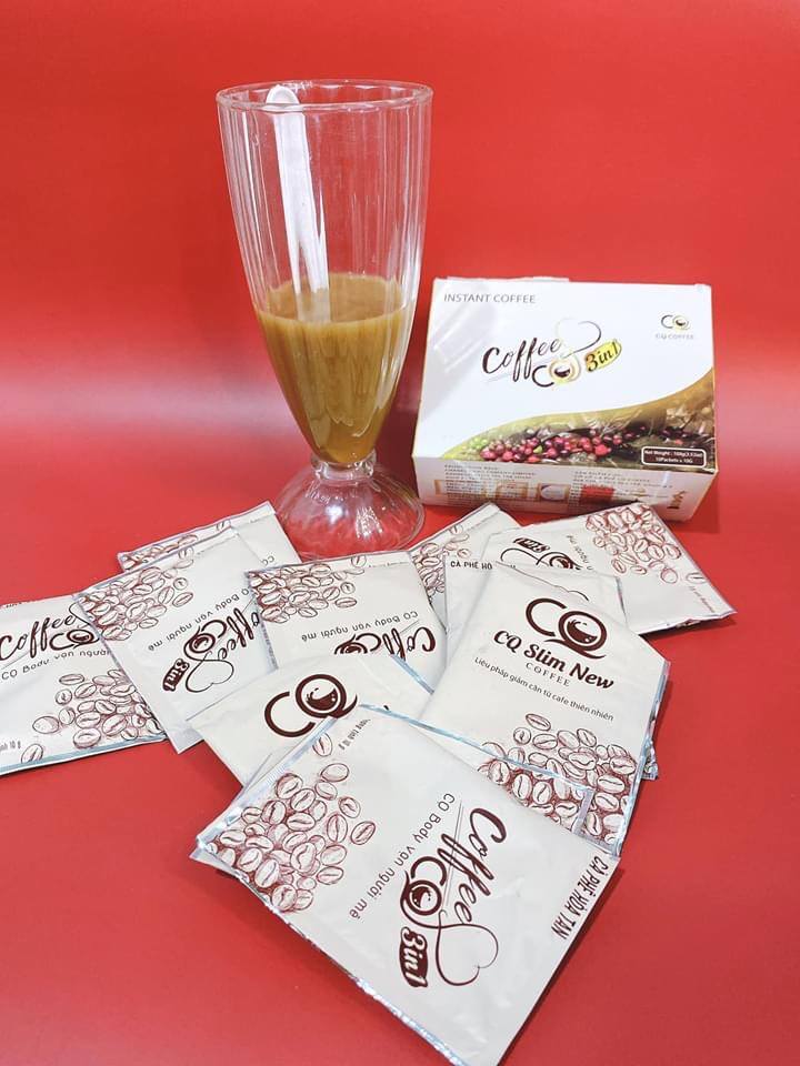 Cafe hòa tan hỗ trợ giảm cân CQ 3in1 công ty Chanel Châu chính hãng