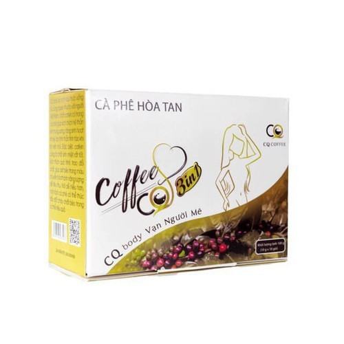 Cafe hòa tan hỗ trợ giảm cân CQ 3in1 công ty Chanel Châu chính hãng
