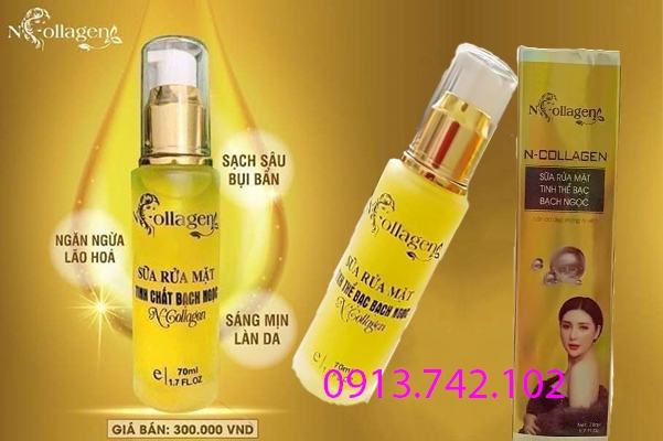 Sữa rửa mặt bạch ngọc ncollagen - thức tỉnh làn da