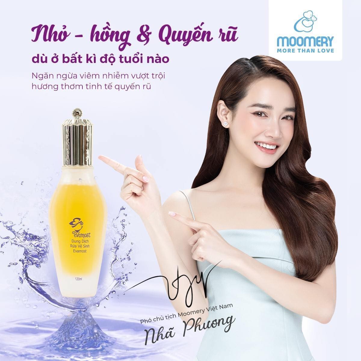 Dung dịch vệ sinh Evamost dùng thanh mát, xài là ghiền cả đời