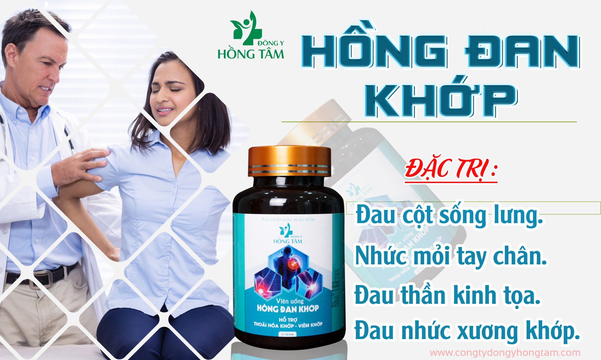 Hồng Đan Khớp ĐÔNG Y HỒNG TÂM thấu hiểu nổi đau xương khớp khi trời trở lạnh