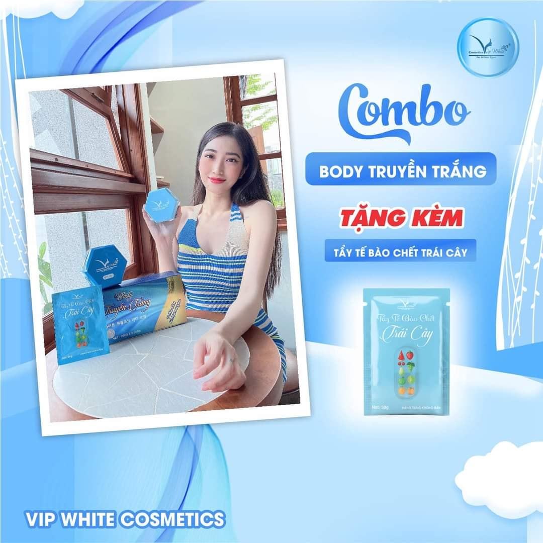 Hiện thực hóa ước mơ sở hữu làn da láng mịn với combo Truyền Trắng Vip White