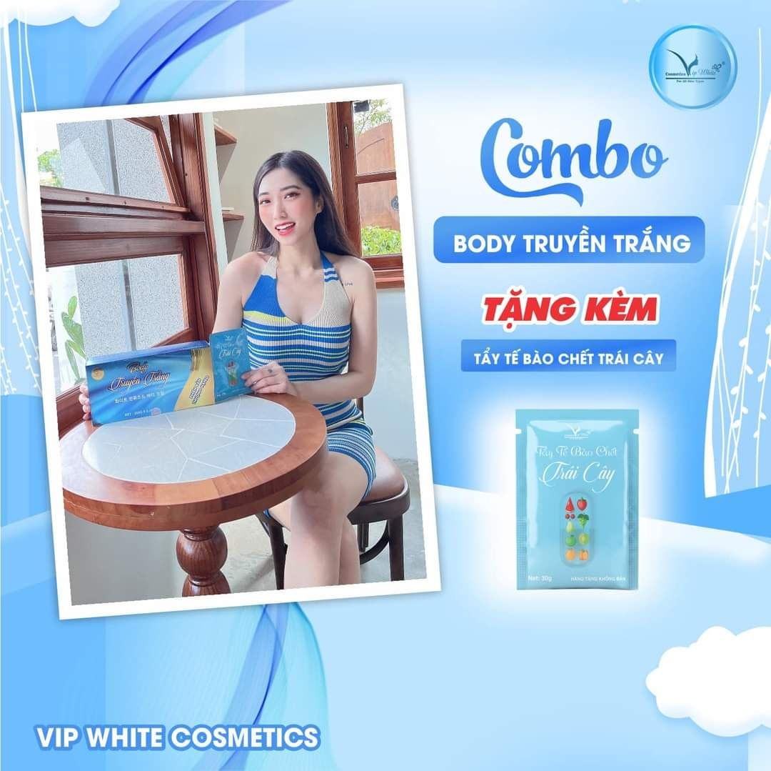 Hiện thực hóa ước mơ sở hữu làn da láng mịn với combo Truyền Trắng Vip White