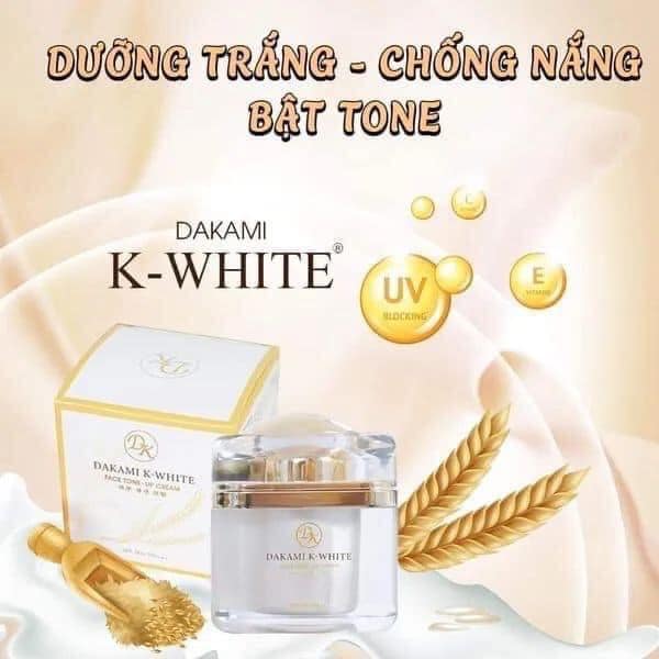 Dưỡng Da Trắng Sáng Bật Tone Chỉ 3 Phút Mỗi Ngày Với Kem Dakami K White Ban Ngày 3 In 1