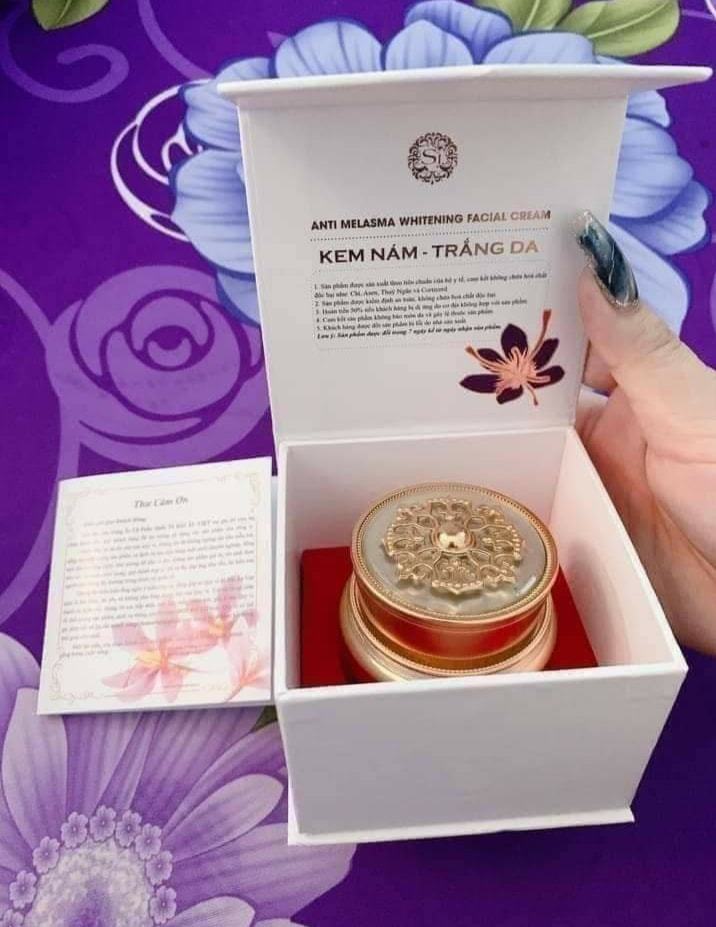 Kem Face Trị Nám Dưỡng Trắng Da Saffron Napoli Hải Âu Việt