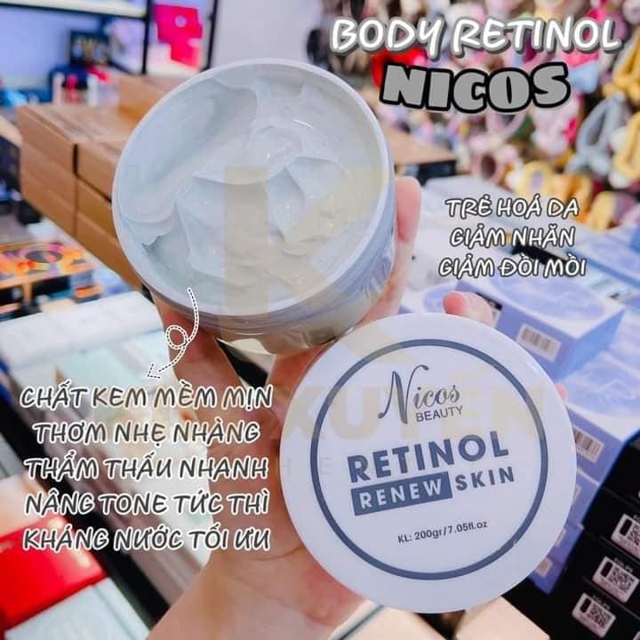 Cùng Kem Body Retinol Nicos Beauty Chăm Sóc Làn Da Của Bạn