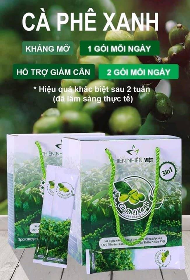 Cà phê xanh kháng mỡ