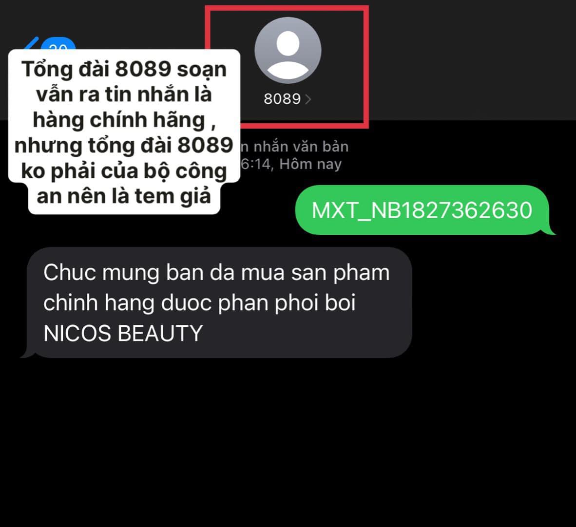 Phân Biệt Thật Giả Cốt Trắng Nicos Và Cao Nám Nicos Beauty Thanh Nhi