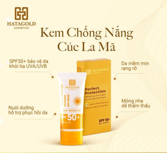 Kem chống nắng Hatagold màn chống nắng phổ rộng