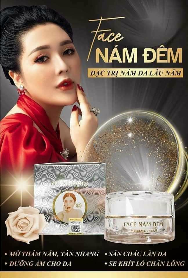 Face Nám Đêm NCollagen trị nám ban đêm an toàn lành tính dịu êm
